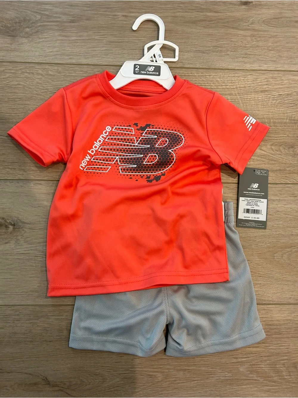 NWT New Balance Infant Boy Set - Baby Boy 2-Piece Set Size 24 months